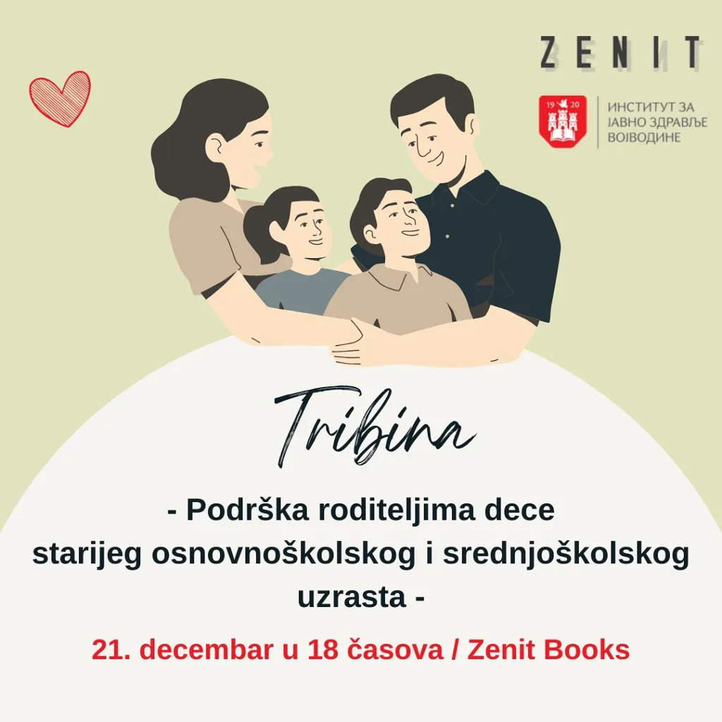 Učešće na tribini „Podrška roditeljima dece starijeg osnovnoškolskog i srednjoškolskog uzrasta“ u organizaciji Instituta za javno zdravlje Vojvodine Učešće na tribini „Podrška roditeljima dece starijeg osnovnoškolskog i srednjoškolskog uzrasta“ u organizaciji Instituta za javno zdravlje Vojvodine